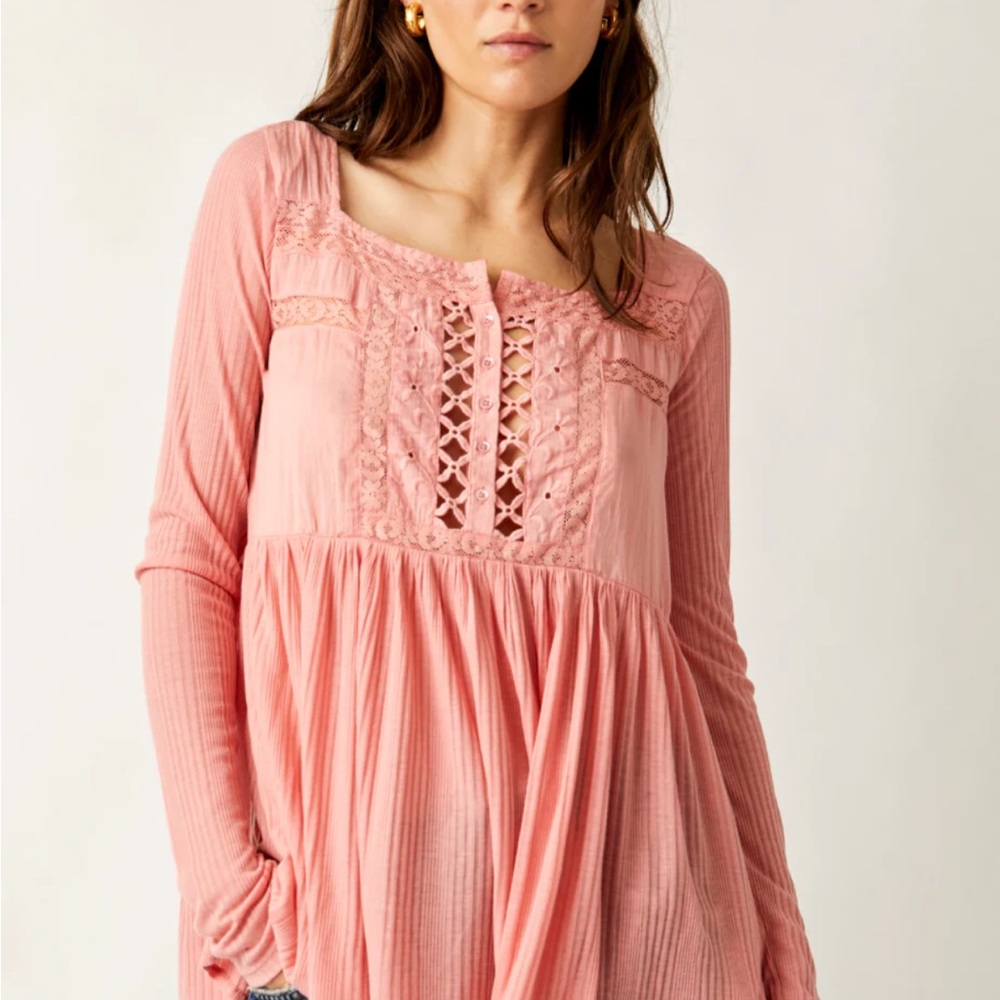 Free People Pretty Please Tunic Top